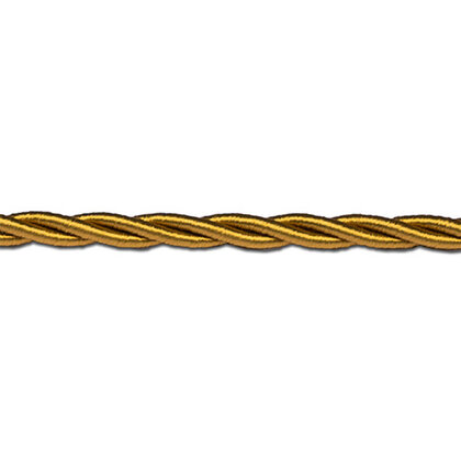 textile cable twisted light brown/ gold